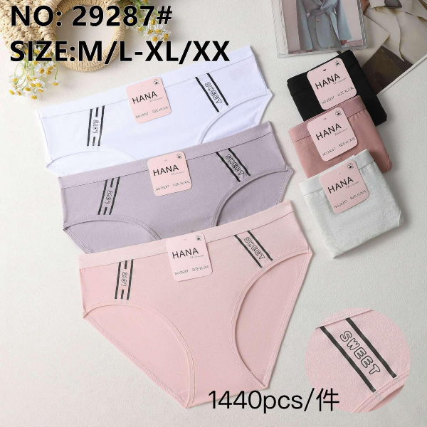 Majtki damskie Roz M/L-XL-2XL, Mix kolor Paczka 24 szt